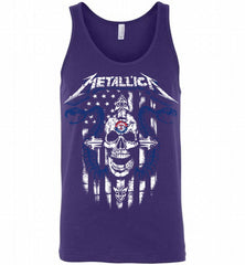 Metallica Texas Rangers Logo Tank - zezetee