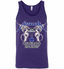 Metallica Colorado Rockies Logo Tank - zezetee