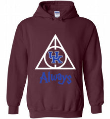 KENTUCKY WILDCATS DEATHLY HALLOWS ALWAYS GIFT Hoodie - zezetee