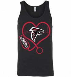 Nurse Heartbeat Atlanta Falcons Tank