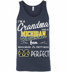 I'M A Grandma And A Michigan Wolverines Fan Tank - zezetee