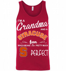 I'M A Grandma And A Syracuse Orange Fan Tank - zezetee