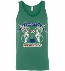 Metallica Nashville Predators Logo Tank - zezetee