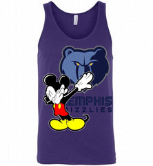 Disney Mickey Mouse Dabbing Memphis Grizzlies Tank - zezetee