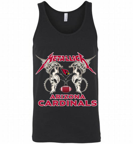 Metallica Arizona Cardinals Logo Tank - zezetee