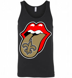 New Orleans Saints  x The Rolling Stones Logo Tank