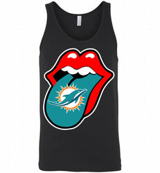 Miami Dolphins  x The Rolling Stones Logo Tank