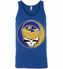 Baltimore Ravens Grateful Dead Logo Band Tank - zezetee