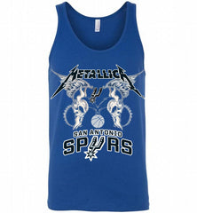 Metallica San Antonio Spurs Logo Tank - zezetee