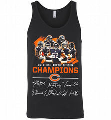 CHICAGO BEARS 2018 NFC NORTH DIVISION CHAMPIONS Tank - zezetee