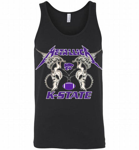 Metallica Kansas State Wildcats Logo Tank - zezetee