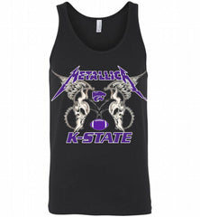 Metallica Kansas State Wildcats Logo Tank - zezetee