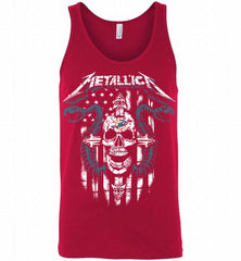 Metallica Snake Skull Miami Dolphins Logo Tank - zezetee
