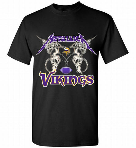 Metallica Minnesota Vikings Logo Shirt - zezetee