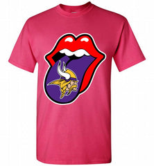 Minnesota Vikings  x The Rolling Stones Logo Shirt - zezetee