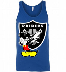 Disney Mickey Mouse Dabbing Oakland Raiders Tank - zezetee