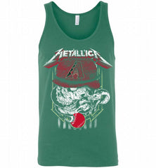 Metallica Skull Arizona Diamondbacks Logo Tank - zezetee