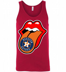 Houston Astros  x The Rolling Stones Logo Tank - zezetee