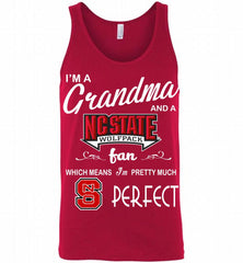 I'M A Grandma And A NC State Wolfpack Fan Tank - zezetee
