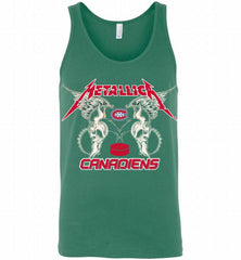 Metallica Montreal Canadiens Logo Tank - zezetee