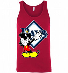 Disney Mickey Mouse Dabbing Tampa Bay Rays Tank - zezetee