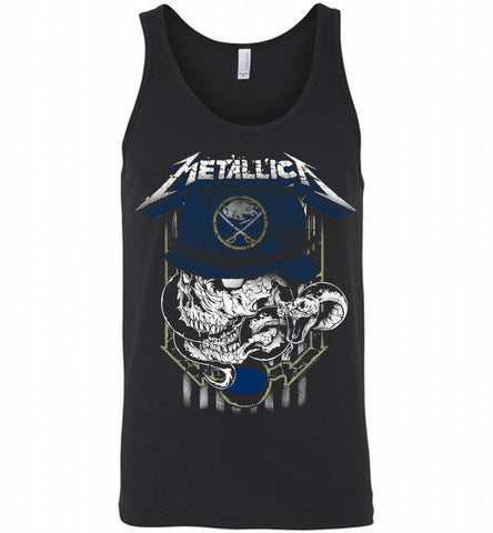 Metallica Skull Snake Buffalo Sabres Tank - zezetee