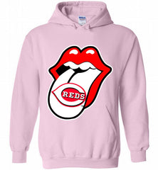 Cincinnati Reds  x The Rolling Stones Logo Hoodie - zezetee