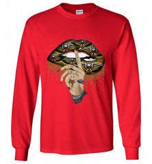 New Orleans Pelicans Lip Shut The Fuck Up Gildan Long Shirt - zezetee