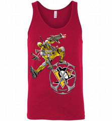 Deadpool Fan Love Pittsburgh Penguins Awesome Tank - zezetee
