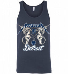 Metallica Detroit Tigers Logo Tank - zezetee