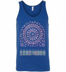 Notre Dame The Stained Glass Paris Memory Tank - zezetee