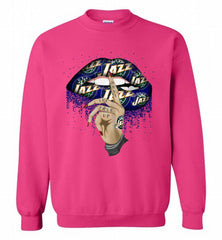 Utah Jazz Lip Shut The Fuck Up Crewneck Sweatshirt - zezetee