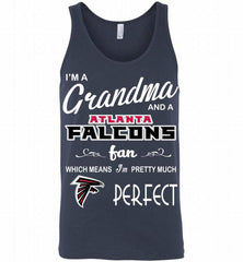 I'M A Grandma And A Falcons Fans I'm Pretty Much Perfect Tank - zezetee