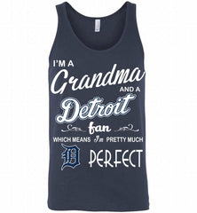 I'M A Grandma And A Detroit Tigers Fans Gift Tank - zezetee