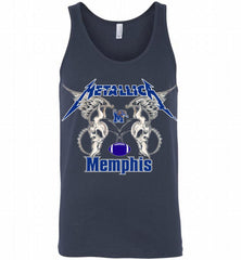 Metallica Memphis Tigers Logo Tank - zezetee