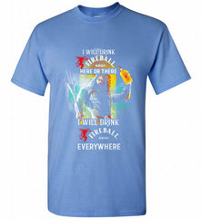 AQUAMAN I WILL DRINK FIREBALL HERE THERE I WILL DRINK FIREBALL EVERYWHERE Shirt - zezetee