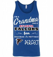 I'M A Grandma And A Falcons Fans I'm Pretty Much Perfect Tank - zezetee