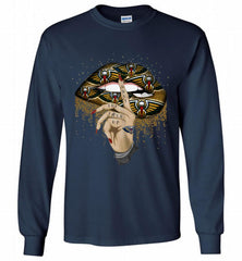 New Orleans Pelicans Lip Shut The Fuck Up Gildan Long Shirt - zezetee