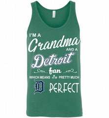 I'M A Grandma And A Detroit Tigers Fans Gift Tank - zezetee
