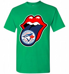 Toronto Blue Jays  x The Rolling Stones Logo Shirt - zezetee