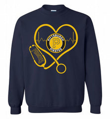 Nurse Heartbeat Pittsburgh Pirates Crewneck Sweatshirt - zezetee