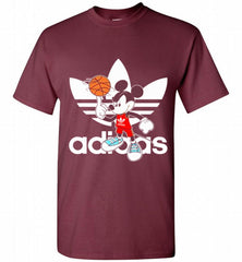 ADIDAS BASKETBALL MICKEY MOUSE DISNEY SPORTS Shirt - zezetee