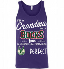 I'M A Grandma And A Milwaukee Bucks Fans Perfect Tank - zezetee