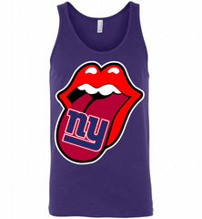 New York Giants  x The Rolling Stones Logo Tank - zezetee