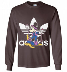 ADIDAS SKI MINNIE MOUSE DISNEY SPORTS Gildan Long Shirt - zezetee