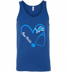 DETROIT LIONS LOVE NURSE ONE PRIDE GIFT Tank - zezetee