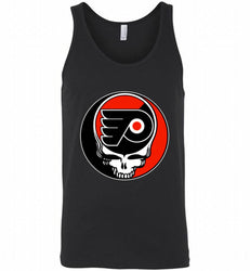 NHL TEAM PHILADELPHIA FLYERS X GRATEFUL DEAD LOGO BAND Tank