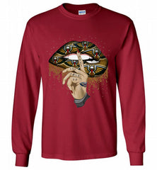 New Orleans Pelicans Lip Shut The Fuck Up Gildan Long Shirt - zezetee