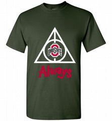 OHIO STATE BUCKEYES DEATHLY HALLOWS ALWAYS GIFT Shirt - zezetee