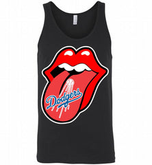 Los Angeles Dodgers  x The Rolling Stones Logo Tank - zezetee